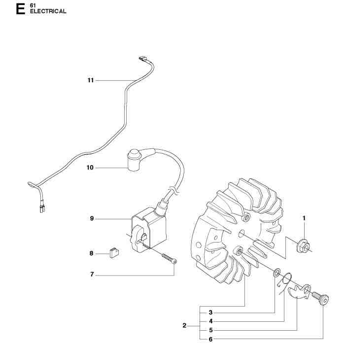 Husqvarna Chainsaw Electrical Parts