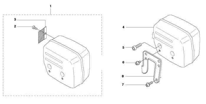 Husqvarna Chainsaw Muffler Parts