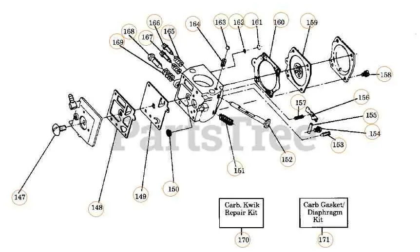 Carburetor HAD-49 Parts Diagram